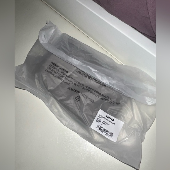 SKIMS GREY SOFT SMOOTHING SEAMLESS LONG TUBE SKIRT - Picture 4 of 4